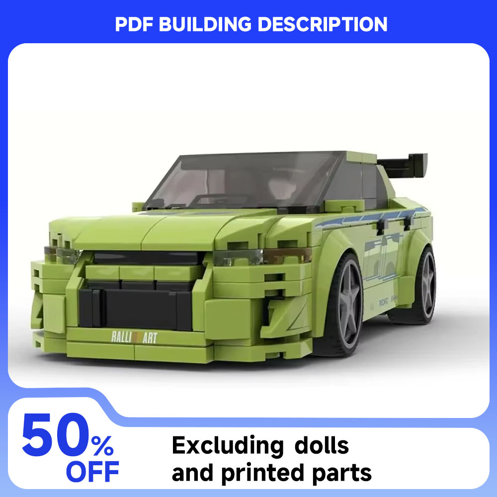 Lego Set City - 速度 ​ ​ シリーズ MOC レーシング映画モデルビルディングブロックエボリューション