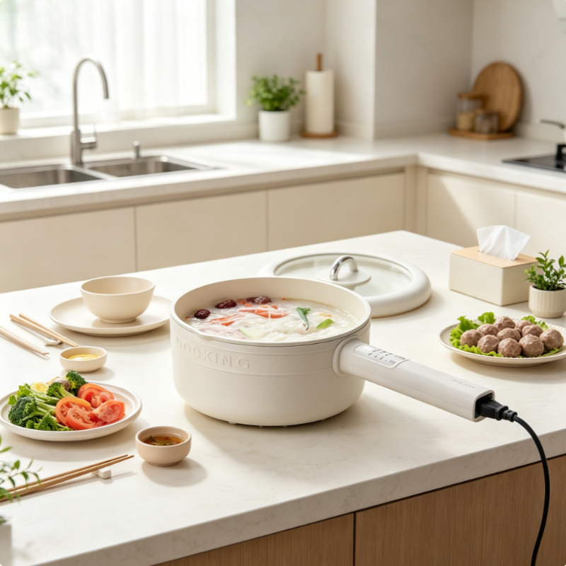 Baby Food Steamer - 3L 多機能電気調理器 ホットポット スチーマー 赤ちゃん用調理鍋 高出力