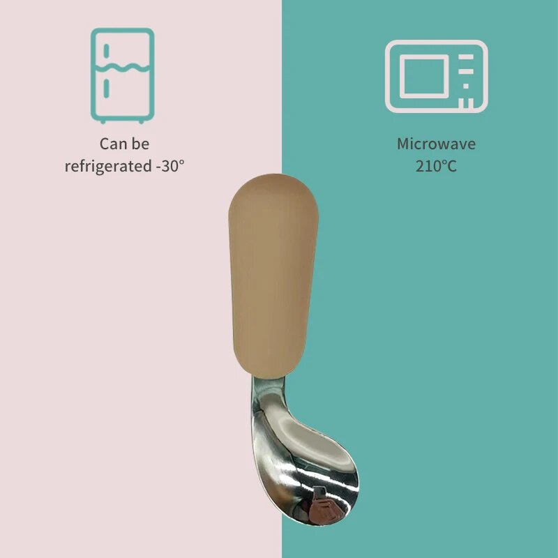 赤ちゃんのスプーンとフォークのセット,子供の道具,かわいいカ - Baby Food Utensils Set のレビューと価格