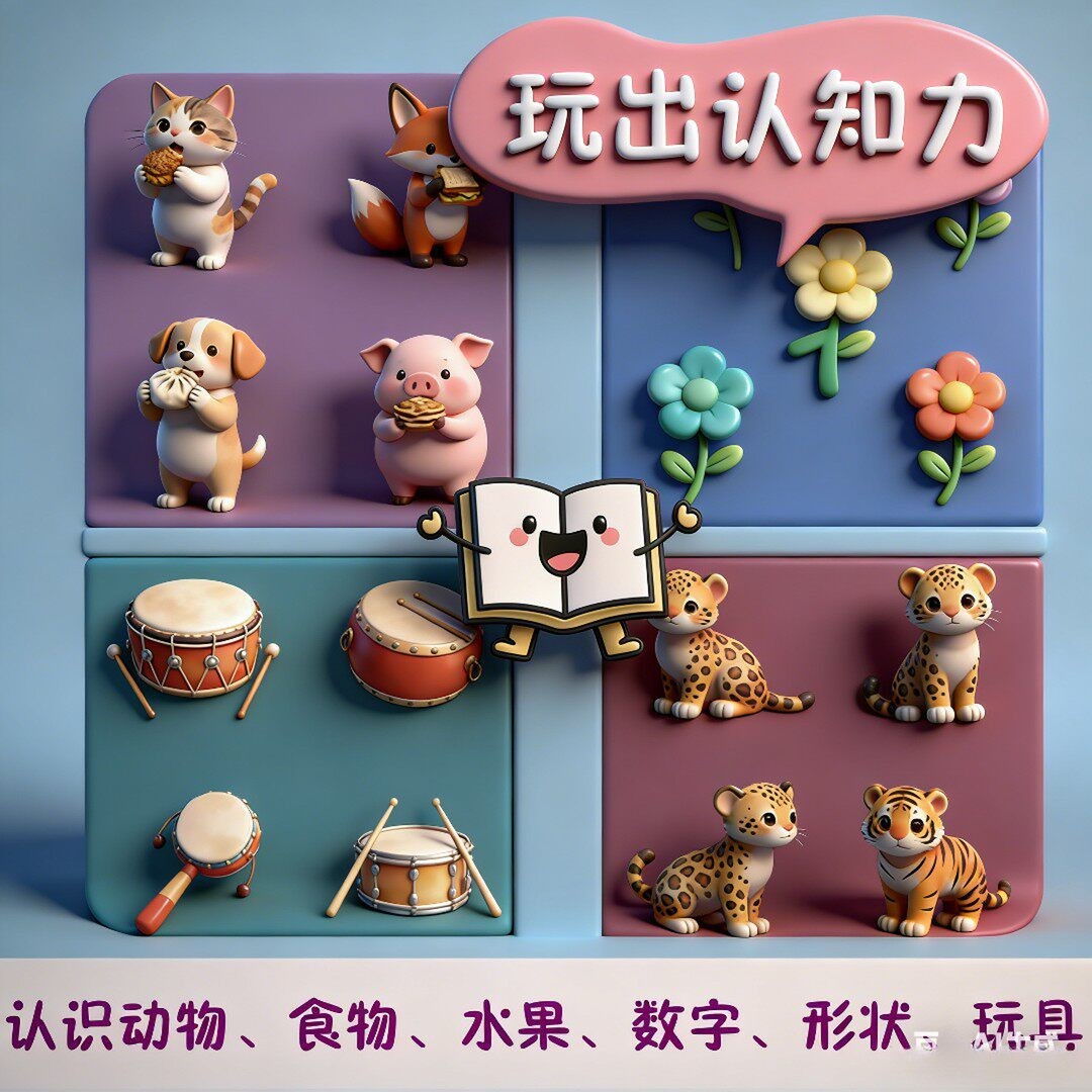 赤ちゃんの認知能力、隠れた猫、幼児の啓発、本のめくりめくり、 - Baby Food Age のレビューと価格