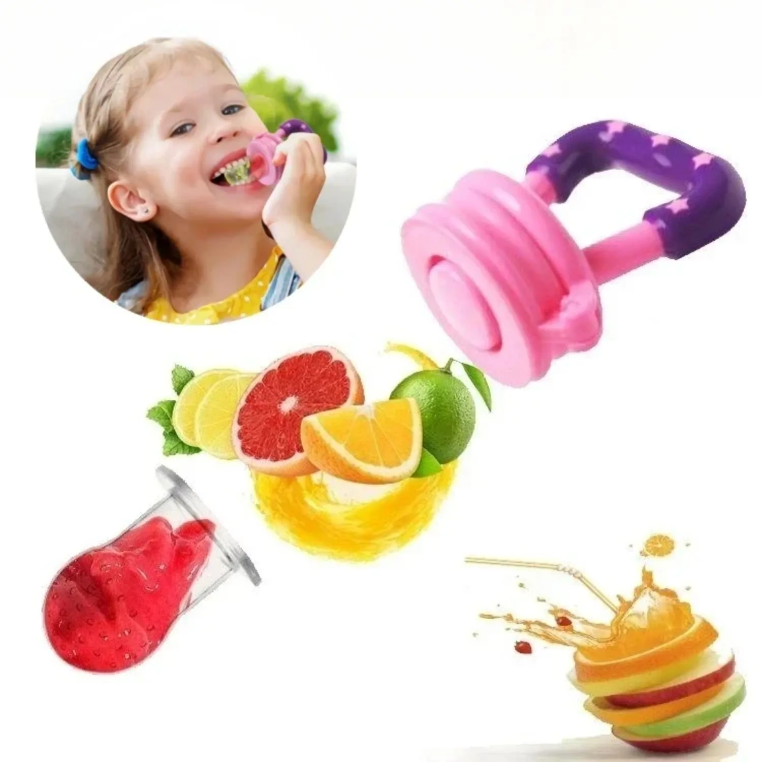 ベビーフルーツフードフィーダー/おしゃぶり 食品グレードのシ - Baby Food Ideas のレビューと価格