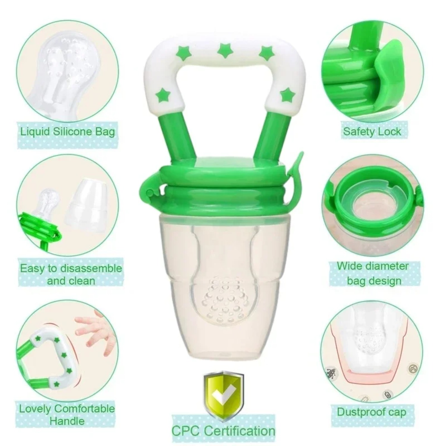 ベビーフルーツフードフィーダー/おしゃぶり 食品グレードのシ - Baby Food Ideas のレビューと価格