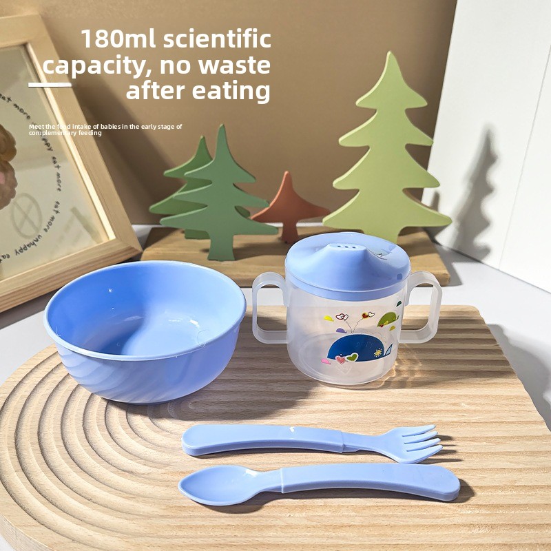 幼児および幼児向けのベビーフードと食器の4点セット 新生児用 - Baby Food Utensils Set のレビューと価格