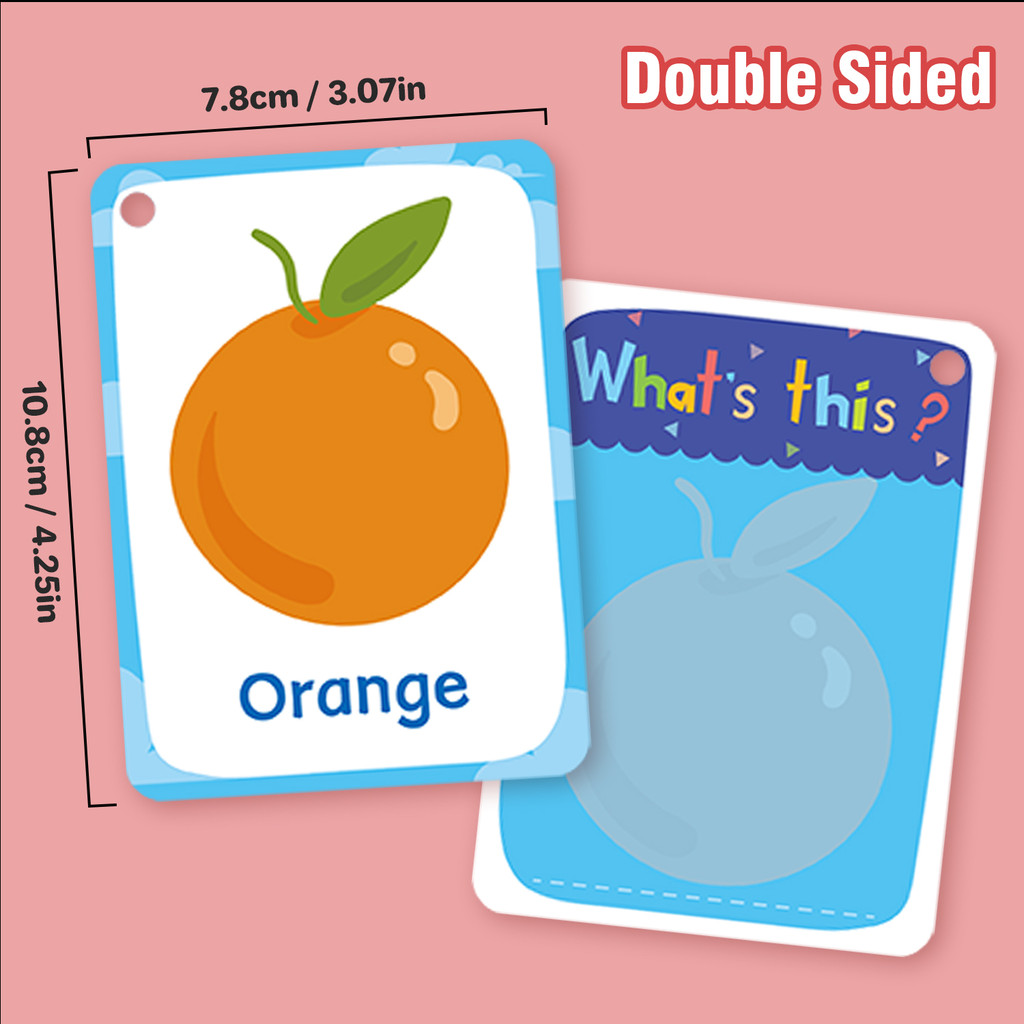 果物と野菜 英語フラッシュカード 子供用 赤ちゃんの認知発達 - Baby Food Age のレビューと価格