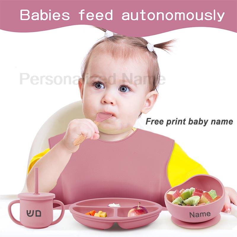 赤ちゃん用シリコンカップ,子供用食器,カスタマイズ可能な名前 - Baby Food Kit のレビューと価格