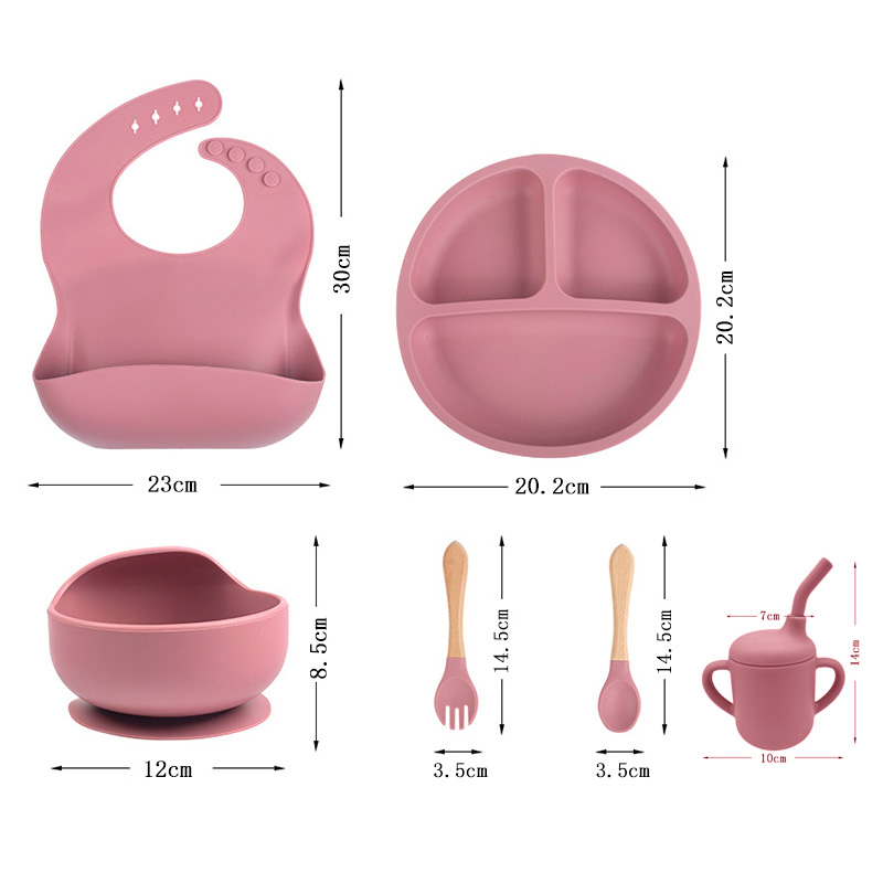 子供用シリコン食器セット、赤ちゃんの生鮮食品トレーニング、サ - Baby Food Kit のレビューと価格