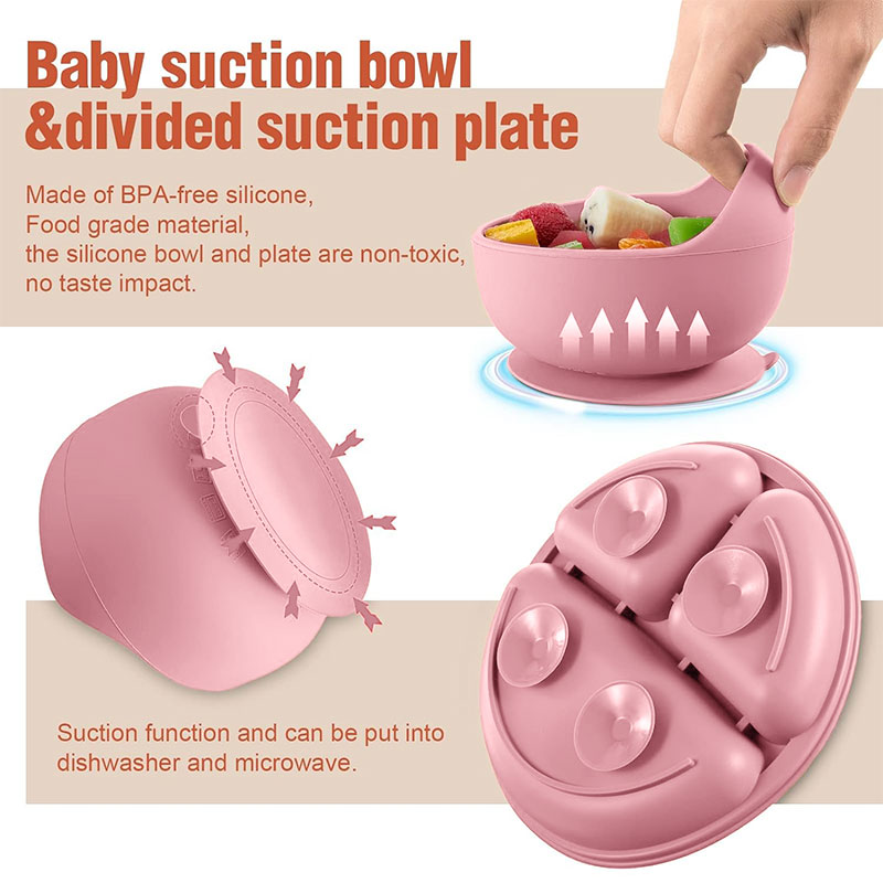 子供用シリコン食器セット、赤ちゃんの生鮮食品トレーニング、サ - Baby Food Kit のレビューと価格