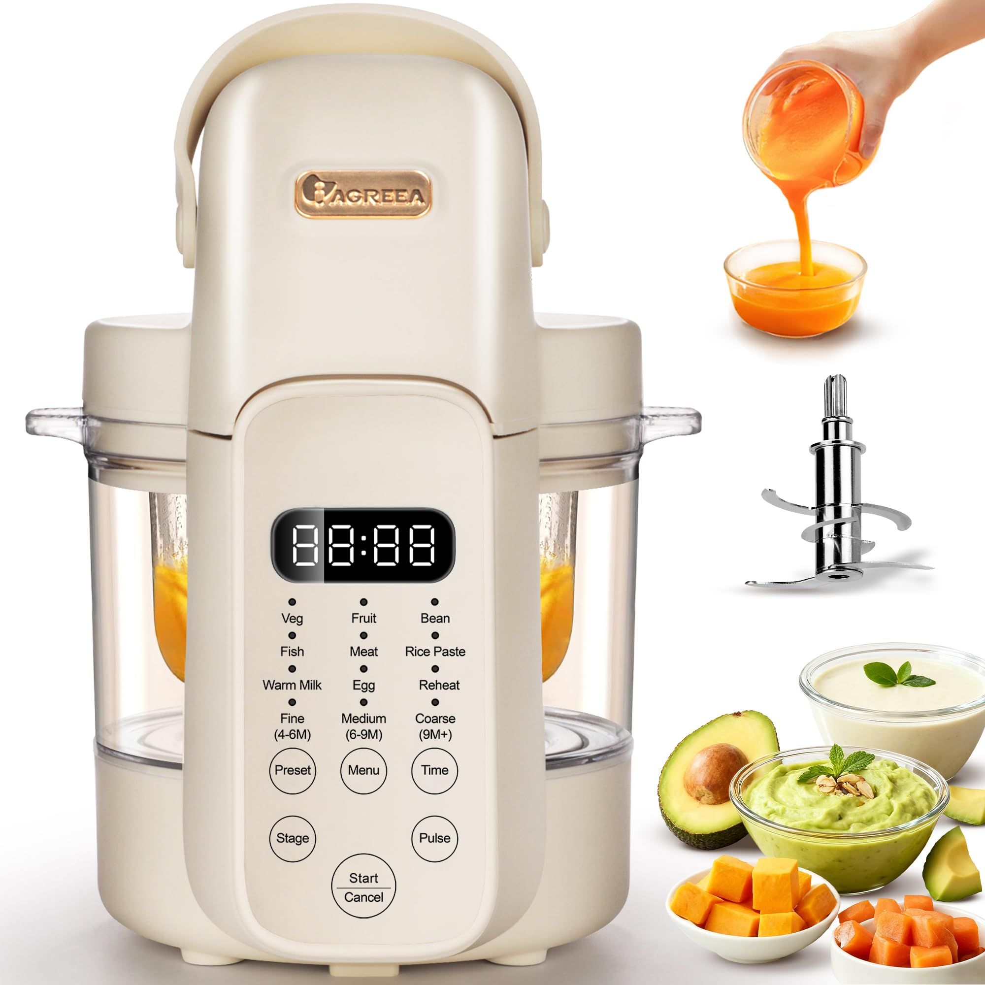 高性能プロ仕様の9in1ベビーフードメーカー。自動ガラス製加 - Baby Food Steamer のレビューと価格