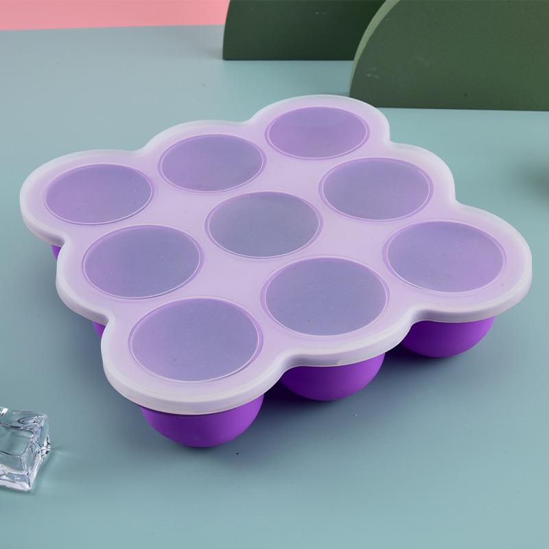 ベビーフードシリコン容器 9グリッド冷凍トレイ 漏れ防止蓋  - Baby Food Hero のレビューと価格