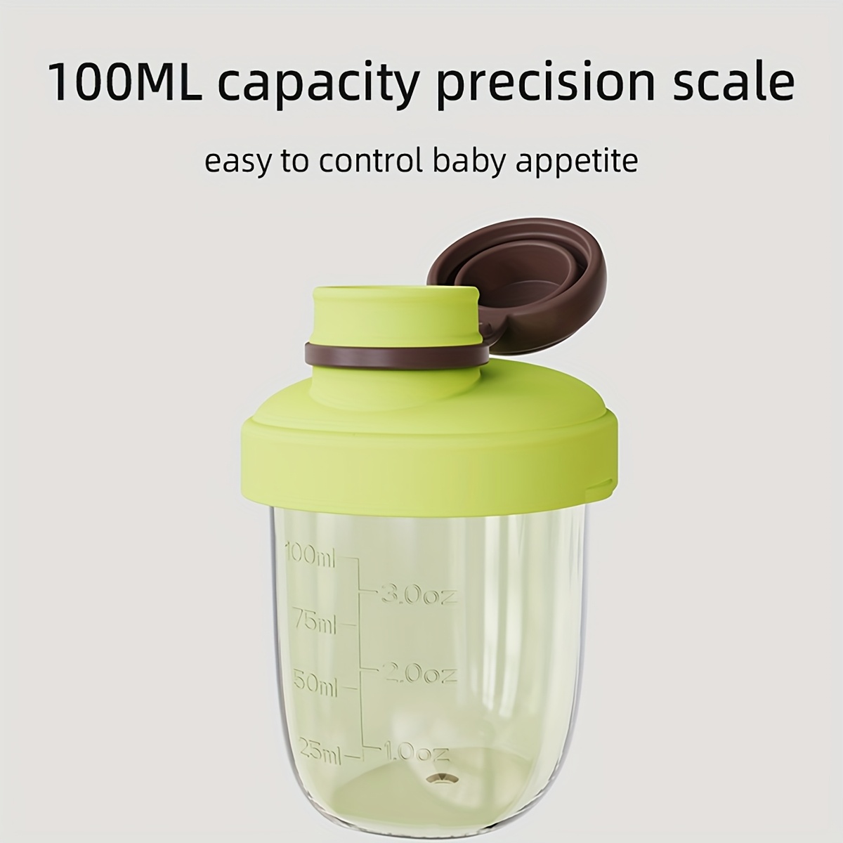 1食1回-新しいミニ100mlポータブルトラベルミルクパウダ - Baby Food Hero のレビューと価格