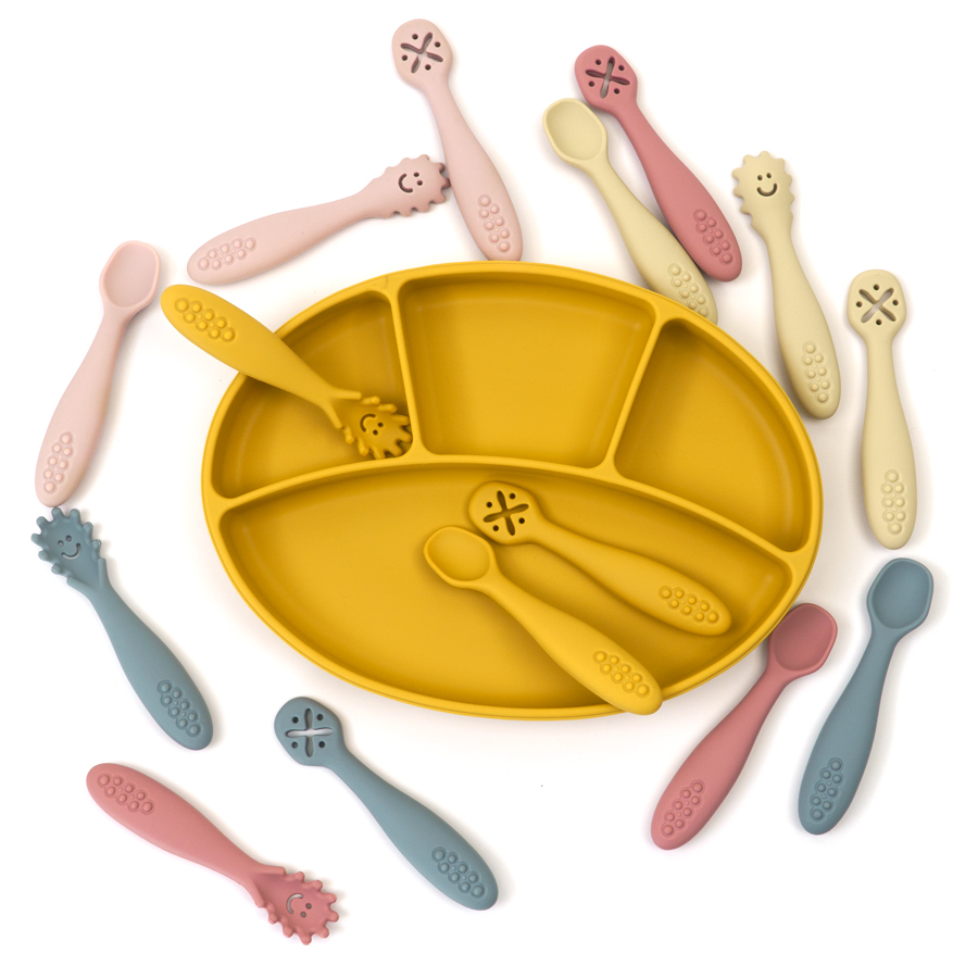 3 個かわいい赤ちゃん学習スプーン食器セット新生児給餌スプー - Baby Food Utensils Set のレビューと価格