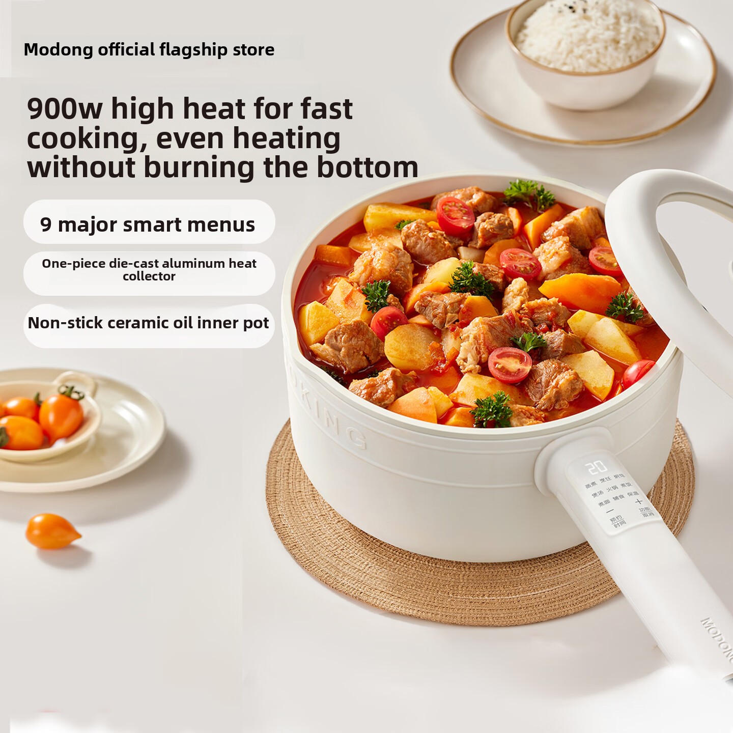 3L 多機能電気調理器 ホットポット スチーマー 赤ちゃん用 - Baby Food Steamer のレビューと価格