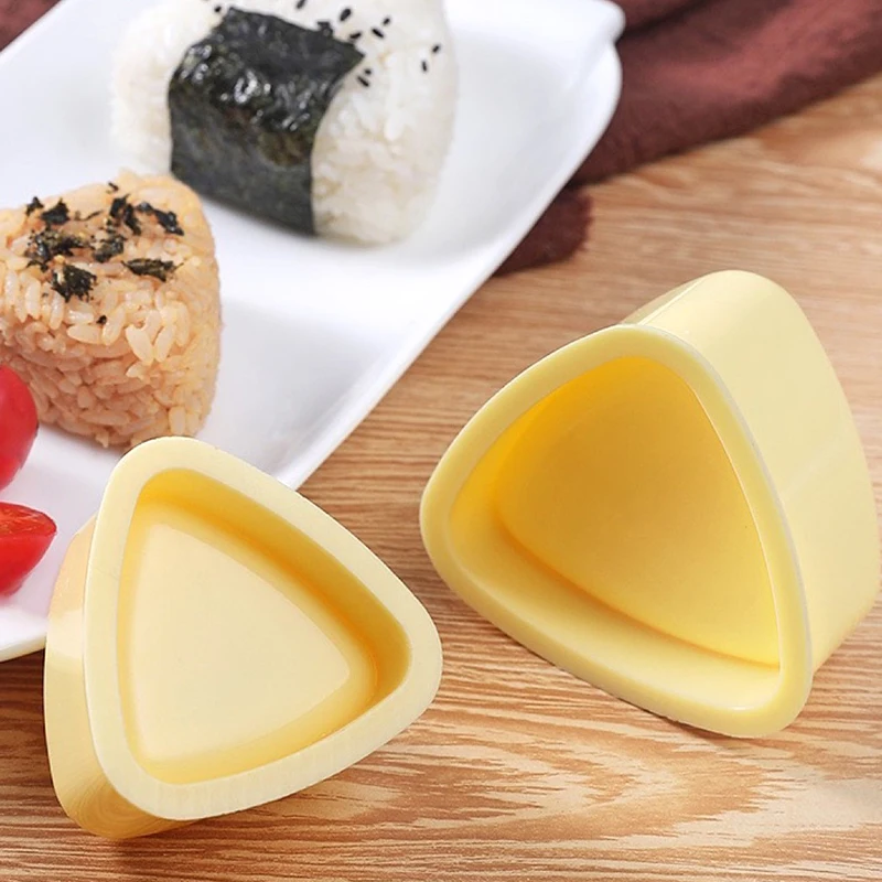 1/2個入り三角形プラスチック寿司型おにぎりライスボールフー - Baby Food Maker のレビューと価格