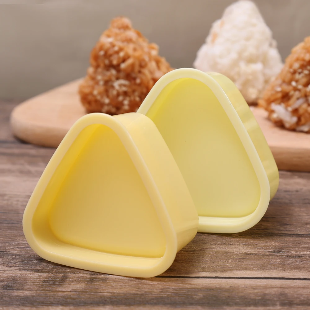 1/2個入り三角形プラスチック寿司型おにぎりライスボールフー - Baby Food Maker のレビューと価格