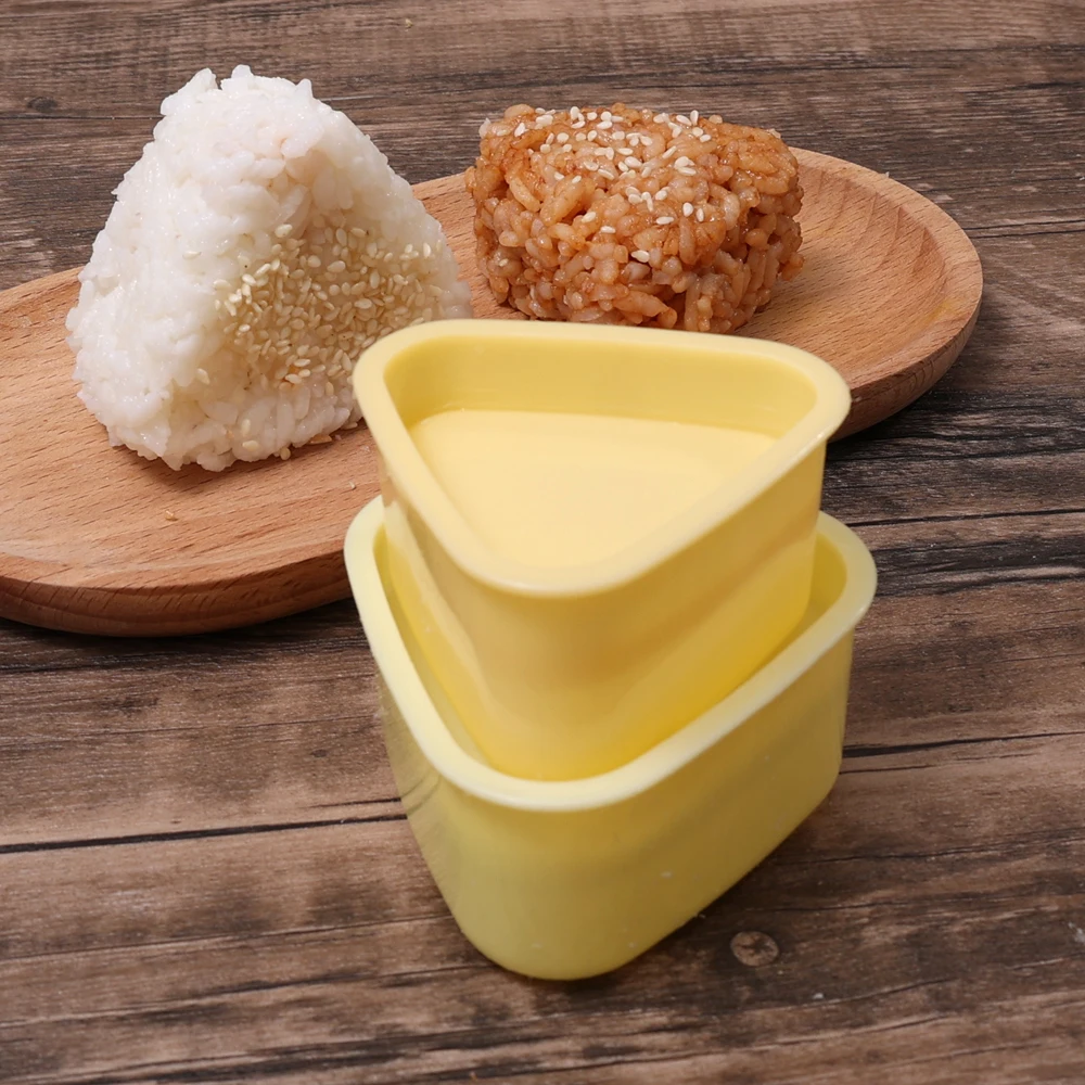 1/2個入り三角形プラスチック寿司型おにぎりライスボールフー - Baby Food Maker のレビューと価格