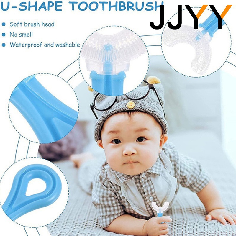 子供用U字型歯ブラシ シリコン製 360度ベビー幼児用口腔ケ - Baby Food Age のレビューと価格