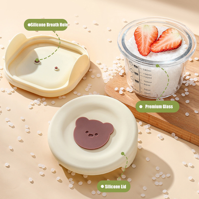 ふた付きベビーフード収納ジャー、幼児用の漏れ防止スナックピュ - Baby Food Hero のレビューと価格