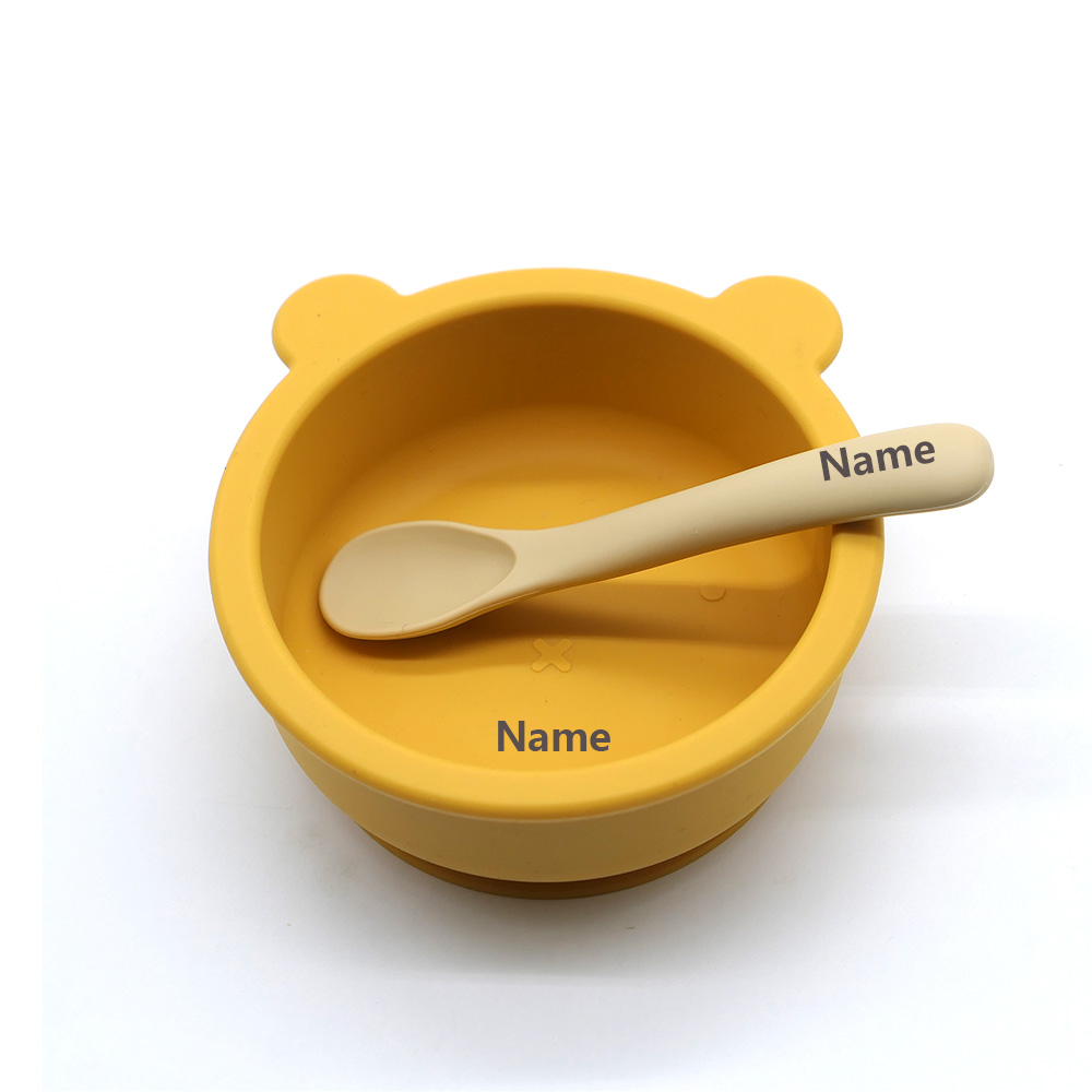 子供用食器セット ボウル スプーン 名入れ印刷 色褪せにくい - Baby Food Kit のレビューと価格