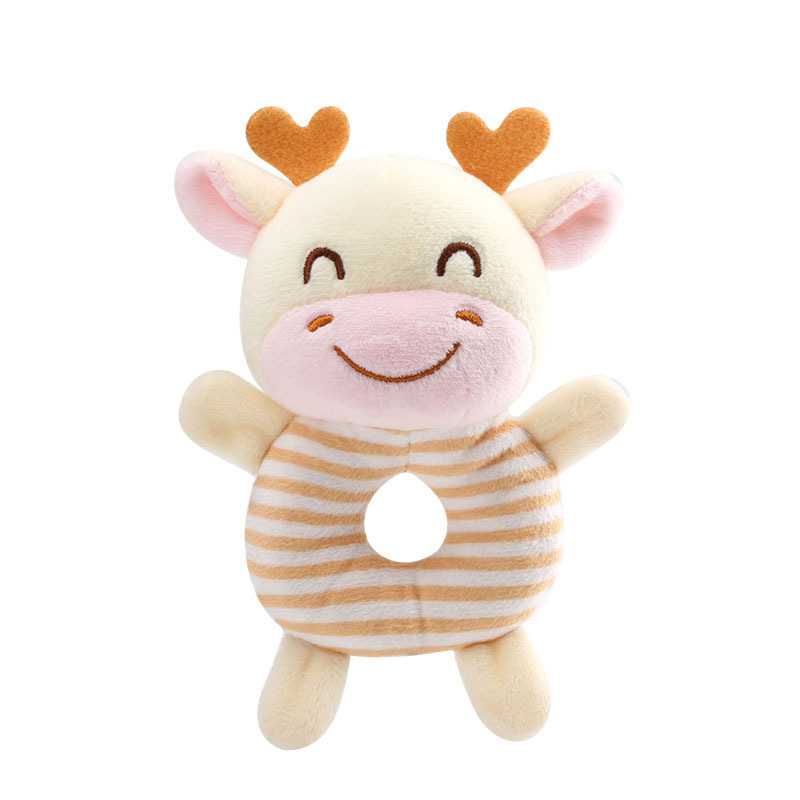 新しい赤ちゃんガラガラおもちゃ漫画の動物ぬいぐるみ幼児ハンド - Baby Food Kit のレビューと価格