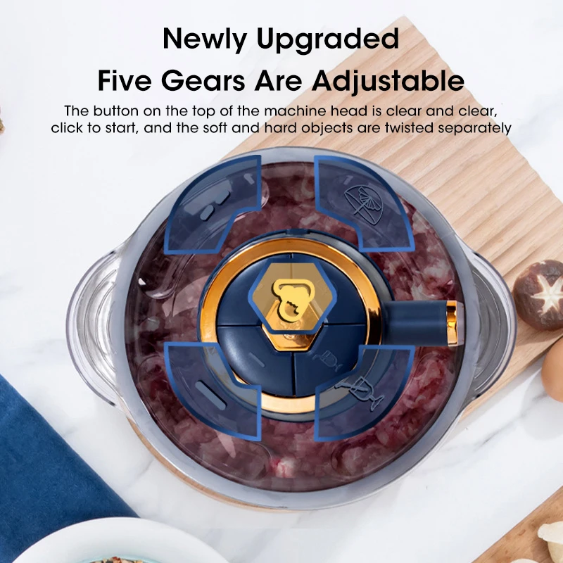 家庭用5L電動ミートグラインダー、304ステンレス製ボウル付 - Baby Food Maker のレビューと価格