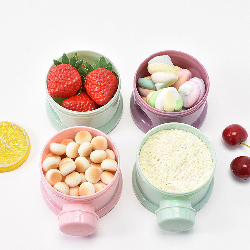 3/4 層ベアベビーミルクパウダーコンテナポータブル独立サイ - Baby Food Hero のレビューと価格