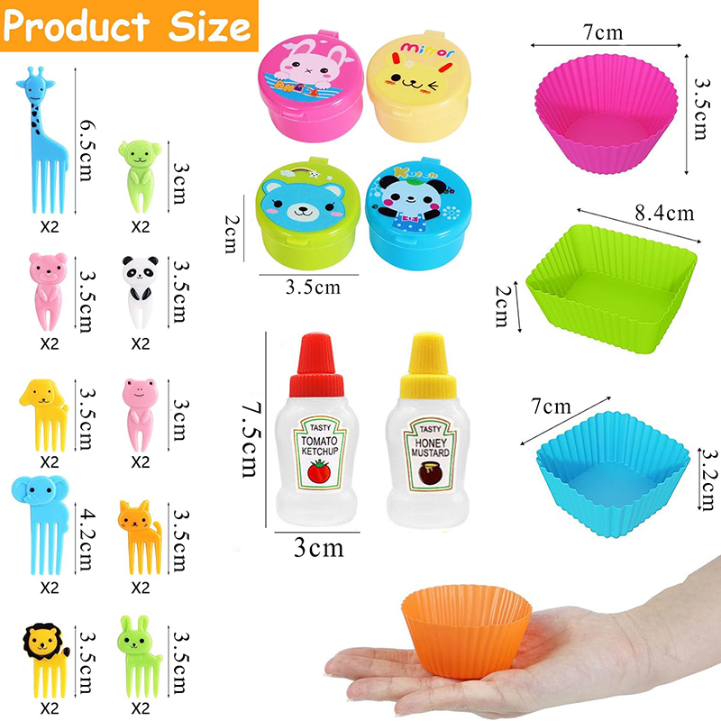 ミニフルーツフォーク子供のためのキッズかわいい動物スナック食 - Baby Food Kit のレビューと価格